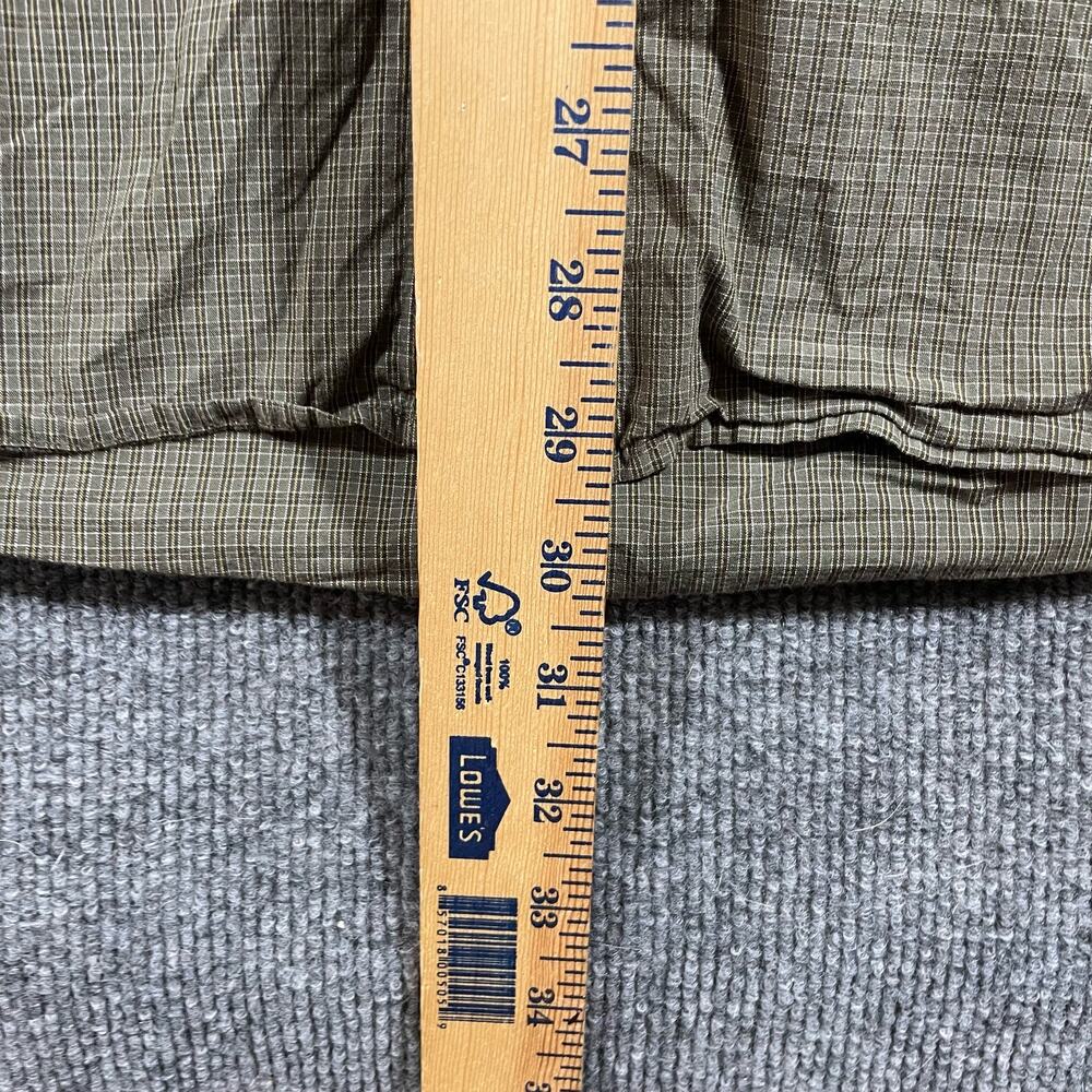 The North Face Button Up Shirt Men's XL Beige Check Long Sleeve Hiking Outdoors - Picture 8 of 10